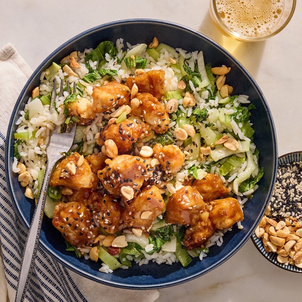 Sesame Hoisin Chicken & White Rice