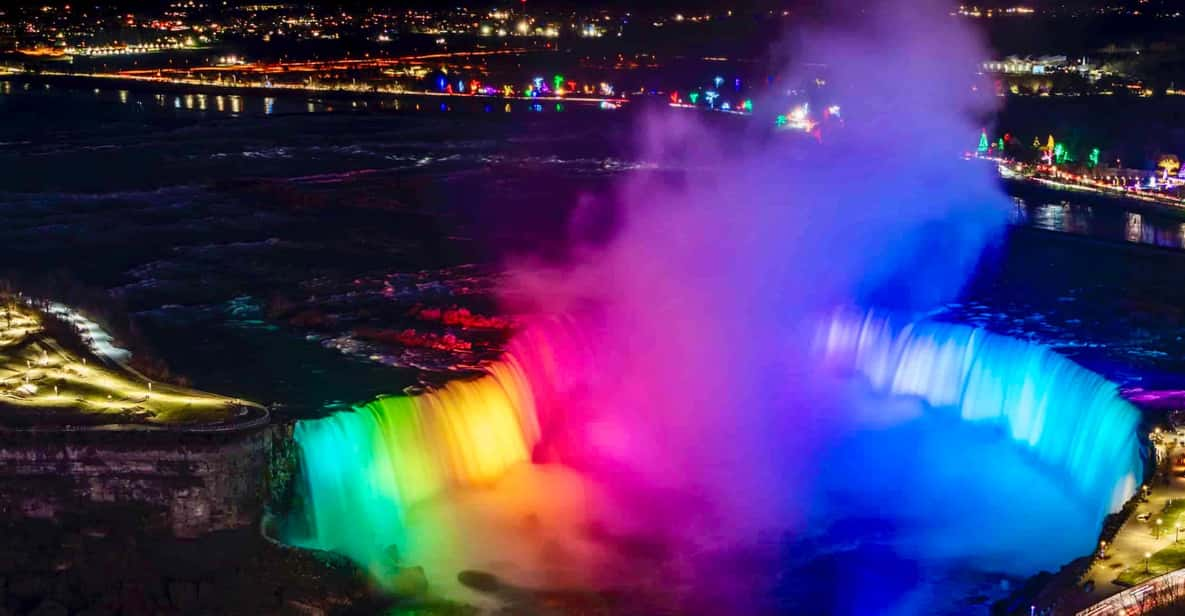 Toronto: Niagara Falls Evening Tour with Festival of Lights